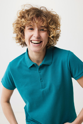 Polo en coton recyclé IQONIQ Yosemite Femme