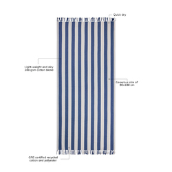 VINGA Serviette hammam GRS Ornos