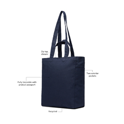 VINGA Tote bag avec zip en toile recyclée Hilo AWARE™