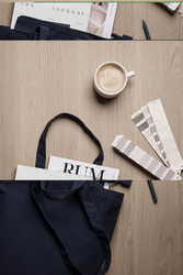 VINGA Tote bag avec zip en toile recyclée Hilo AWARE™