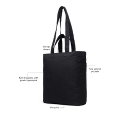 VINGA Tote bag avec zip en toile recyclée Hilo AWARE™