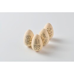 EISET Set de peinture d'oeufs en bois