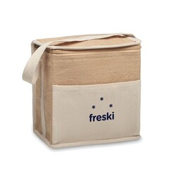 LONA Sac isotherme toile et jute 3L