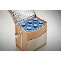 LONA Sac isotherme toile et jute 3L