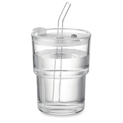 SIP Gobelet verre et paille 400ml