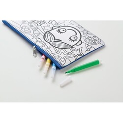 KIDDO Trousse à crayons avec feutres