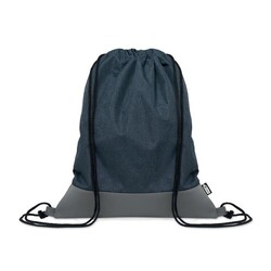 LIBAG Sac à cordon en PU RPET 2 tons