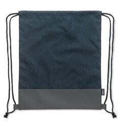 LIBAG Sac à cordon en PU RPET 2 tons