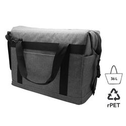 Glacière isotherme XL 'Sakai', gris chiné RPET