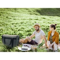 Glacière isotherme XL 'Sakai', gris chiné RPET