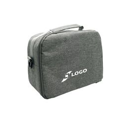 Sac à bento isotherme 'Matsue', gris chiné RPET