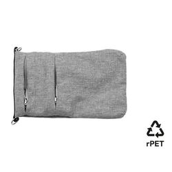 Pochette 'Toledo', gris chiné RPET