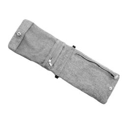 Pochette 'Toledo', gris chiné RPET