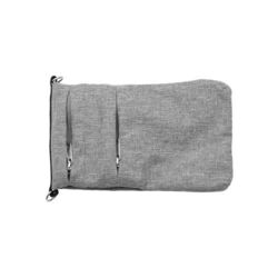 Pochette 'Toledo', gris chiné RPET