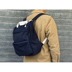 Sac à dos pliable 'Cordoba', polycoton bleu nuit