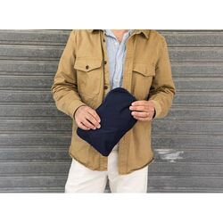 Sac à dos pliable 'Cordoba', polycoton bleu nuit