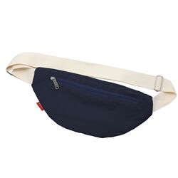 Sac banane 'Malaga', polycoton bleu nuit