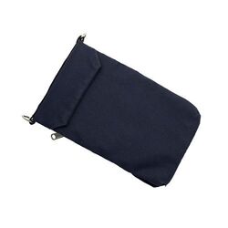 Pochette 'Toledo', polycoton bleu nuit