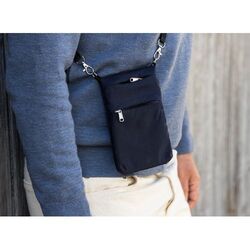 Pochette 'Toledo', polycoton bleu nuit