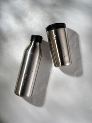 Mug 400ml en acier recyclé RCS Avira Alix