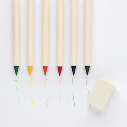 Set de 6 crayons de couleur avec carnet GRS Infinity Micki