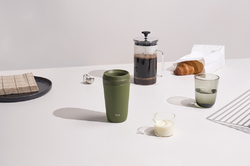 Mug 354 ml avec couvercle 360 en acier recyclé Topl