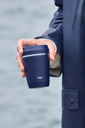 Mug 235 ml avec couvercle 360 en acier recyclé Topl