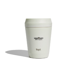 Mug 235 ml avec couvercle 360 en acier recyclé Topl