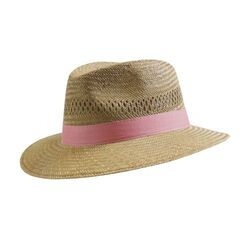 Chapeau paille dorée ajourée PANAMA