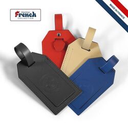 Porte-étiquet.cuir MILOU