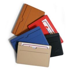 Porte-cartes cuir régénéré TINTIN