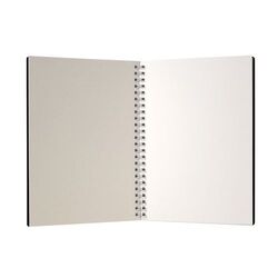 Cahier spirale cuir régénéré A5 LIBER