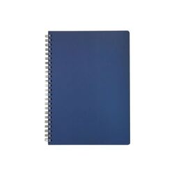 Cahier spirale cuir régénéré A5 LIBER