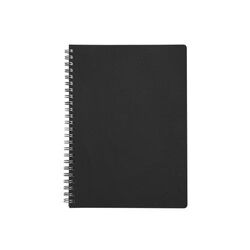 Cahier spirale cuir régénéré A5 LIBER