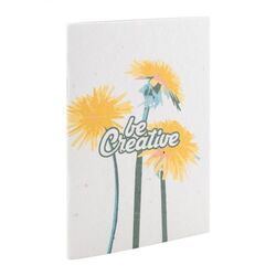 carnet de notes personnalisé en papier ensemencé CreaNote Plus A6 Seed