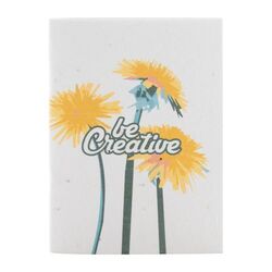 carnet de notes personnalisé en papier ensemencé CreaNote Plus A6 Seed