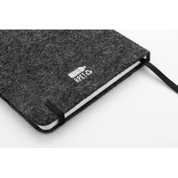 Carnet de notes en feutrine RPET Refelt Note A5