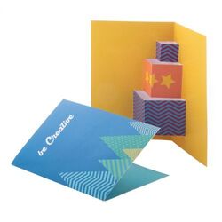 Carte de Noël 3D, sapin de Noël Dimensions