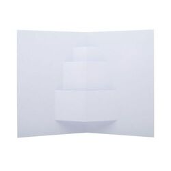 Carte de Noël 3D, sapin de Noël Dimensions