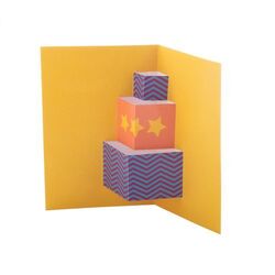 Carte de Noël 3D, sapin de Noël Dimensions