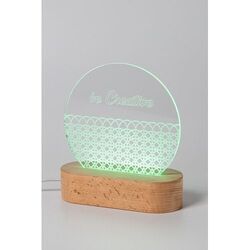 Trophée lampe LED Woodify