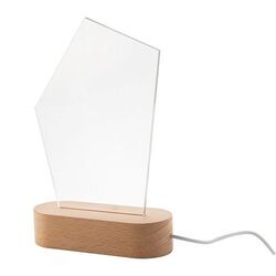 Trophée lampe LED Woodify