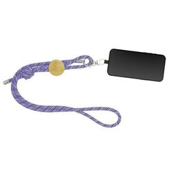 Lanyard pour smartphone 'Madrid', RPET bleu