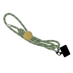 Lanyard pour smartphone 'Madrid', RPET kaki