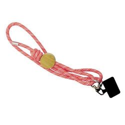 Lanyard pour smartphone 'Madrid', RPET rouge