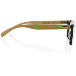 Lunettes de soleil en plastique recyclé RCS et bambou Prism