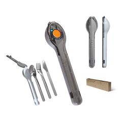 SET DE 3 COUVERTS EN INOX DANS BOITIER RIGIDE