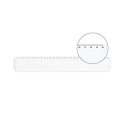 REGLE PLASTIQUE (PMMA) TRANSPARENTE 30 cm EP. 3 mm