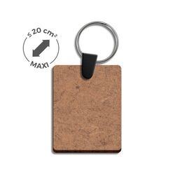 PORTE CLES SUR-MESURE MDF EP.3 mm MAXI 20 cm2