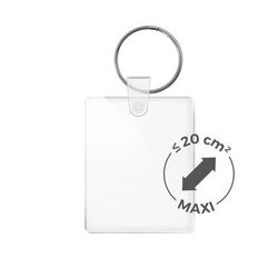 PORTE CLE CREATION PMMA EP 3mm MAXI 20 cm2